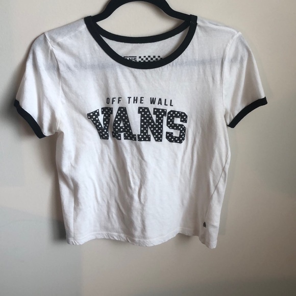 vans cropped shirt